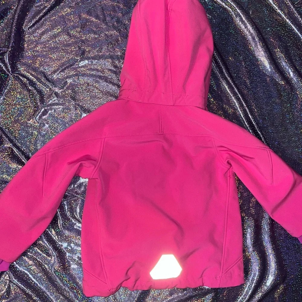 Girls pink waterproof H&M jacket